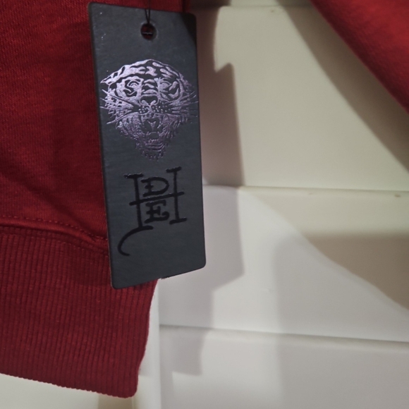 Ed Hardy Red Graphic Sweatshirt - Picture 4 of 4